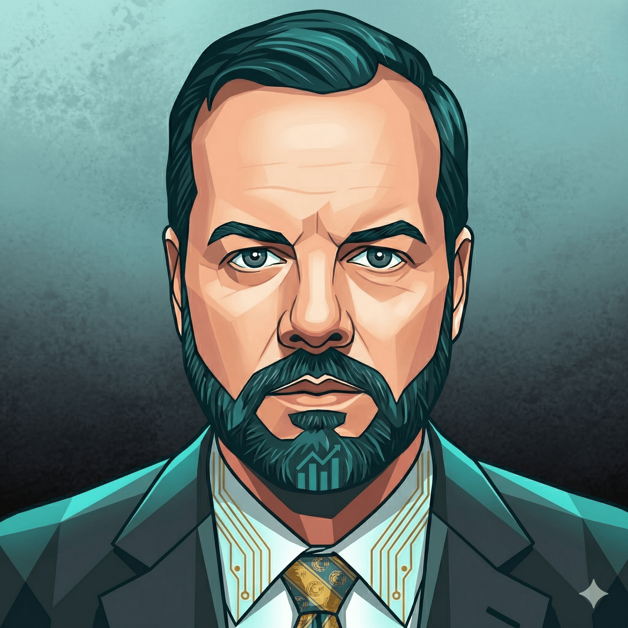 rektbelly — stylized operator portrait